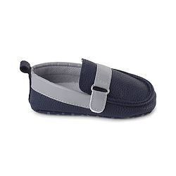 Cute Walk by Babyhug Slip on Booties - Navy Blue