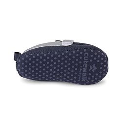 Cute Walk by Babyhug Slip on Booties - Navy Blue