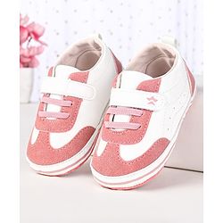 Cute Walk by Babyhug Velcro Closure Booties - Pink