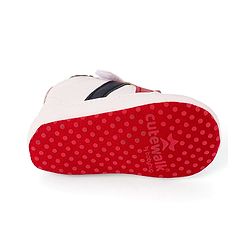 Cute Walk by Babyhug Booties with Velcro Closure - Red