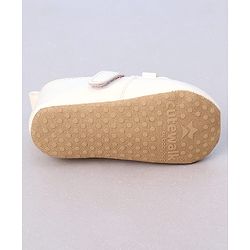 Cute Walk by Babyhug Velcro Closure Booties with Bow Applique -  Pink