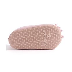 Cute Walk by Babyhug Slip On Booties with Bow Applique - Golden