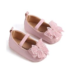 Cute Walk by Babyhug Slip On Booties with Bow Applique - Golden