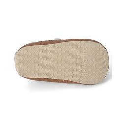 Cute Walk by Babyhug Booties with Velcro Closure & Tape Detailing - Khaki