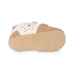 Cute Walk by Babyhug Slip On Booties with Star Print - Navy Blue