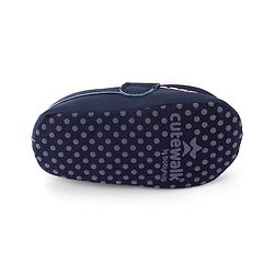 Cute Walk by Babyhug Slip On Solid Color Booties - Navy Blue