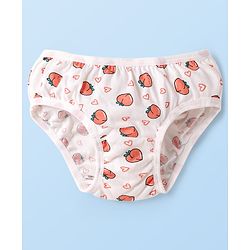 Babyhug 100% Cotton Stripes Floral & Tropical Theme Printed Panties Pack Of 3 - Multi Colour