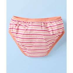 Babyhug 100% Cotton Stripes Floral & Tropical Theme Printed Panties Pack Of 3 - Multi Colour