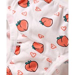Babyhug 100% Cotton Stripes Floral & Tropical Theme Printed Panties Pack Of 3 - Multi Colour