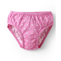 Babyhug 100% Cotton Knit Panties with Ice Cream & Polka Dots Print Pack of 3 - Light Green Pink & White