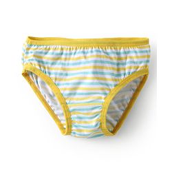 Babyhug 100% Cotton Knit Striped Panties with Floral &  Duck Print Pack of 3 - Pink & White