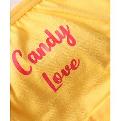 Babyhug 100% Cotton Single Jersey Knit Panties With Polka Dots & Star Print Pack Of 3 - Navy Blue Yellow & White