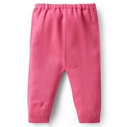 Babyhug Knitted Full Sleeves Sweater Set with Hearts Design - Dark Pink
