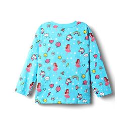 Babyhug Cotton Knit Full Sleeves Co-Ord Night Suits With Fairy Print Pack of 2 - Multicolor