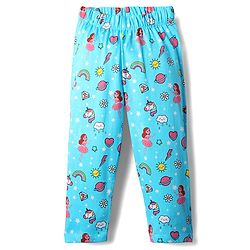 Babyhug Cotton Knit Full Sleeves Co-Ord Night Suits With Fairy Print Pack of 2 - Multicolor