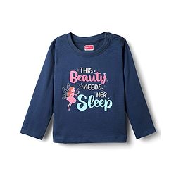 Babyhug Cotton Knit Full Sleeves Co-Ord Night Suits With Fairy Print Pack of 2 - Multicolor