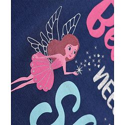 Babyhug Cotton Knit Full Sleeves Co-Ord Night Suits With Fairy Print Pack of 2 - Multicolor