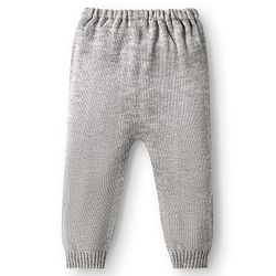 Babyhug Knitted Full Sleeves Sweater Set With Bunny & Polka Dot Print - Grey