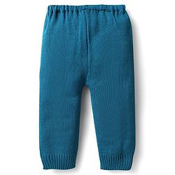 Babyhug Knitted Full Sleeves Solid Color Sweater Set with Cable Knit Design - Red
