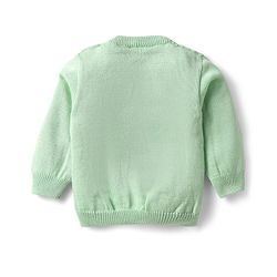 Babyhug Knitted Full Sleeves Sweater Set with Cable Knit Design - Wine