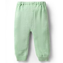 Babyhug Knitted Full Sleeves Sweater Set with Cable Knit Design - Wine