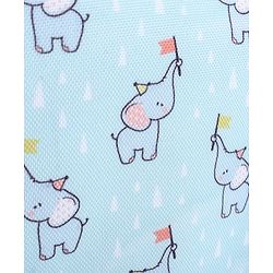 Babyhug Multipurpose Diaper Sling Bag Cloud Print - Blue| Adjustable Shoulder Strap| Insulated Bottle Pouches| Water Resistant| Carry Handle