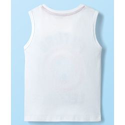 Babyhug Marvel Single Jersey Knit Half Sleeves Shirt & Shorts Co-Ord Set With Avengers Graphics & T-Shirt - Blue