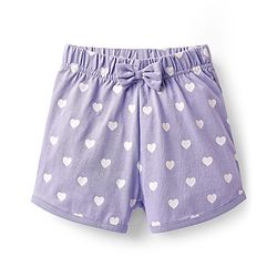 Babyhug Cotton Knit Frill Sleeves Shorts Night Suit With Unicorn Print - Lavender