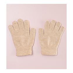 Babyhug Designed Woollen Cap Glove & Muffler Sets with Pom Pom Offwhite - Diameter 11 cm