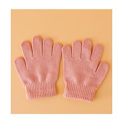 Babyhug Woollen Cap Mitten & Muffler Set with Teddy Embroidery & Applique Pink - Diameter 14 cm