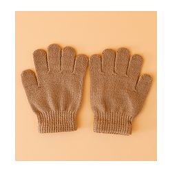 Babyhug Woollen Cap Mitten & Muffler Set with Teddy Embroidery & Applique Pink - Diameter 14 cm
