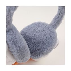 Babyhug Ear Muffs with Kitty Design - Light Blue