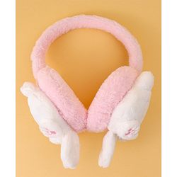 Babyhug Ear Muffs with Kitty Design - Pink