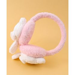 Babyhug Ear Muffs with Kitty Design - Pink