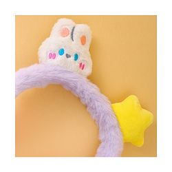 Babyhug Ear Muffs with Bunny & Star Applique - Purple