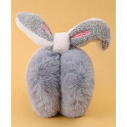 Babyhug Ear Muffs with Ear Applique - Grey