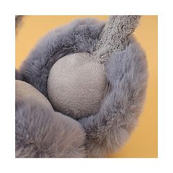 Babyhug Ear Muffs with Ear Applique - Grey