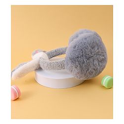 Babyhug Ear Muffs with Ear Applique - Grey
