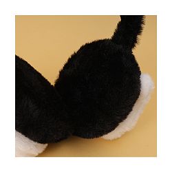 Babyhug Ear Muffs with Panda Design - White & Black