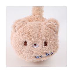 Babyhug Ear Muffs with Bear Design - Light Brown