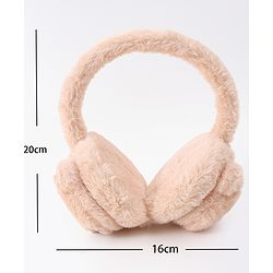 Babyhug Ear Muffs with Bear Design - Light Brown
