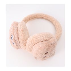 Babyhug Ear Muffs with Bear Design - Light Brown
