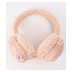 Babyhug Ear Muffs with Bear Design - Light Brown