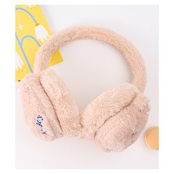Babyhug Ear Muffs with Bear Design - Light Brown