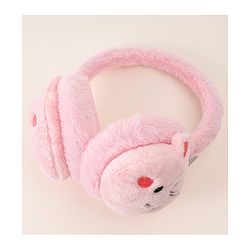 Babyhug Ear Muffs with Unicorn Design - Light Pink