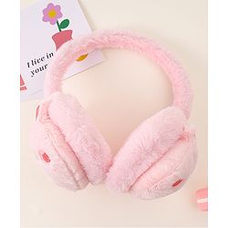 Babyhug Ear Muffs with Unicorn Design - Light Pink
