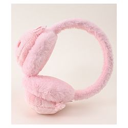 Babyhug Ear Muffs with Unicorn Design - Light Pink