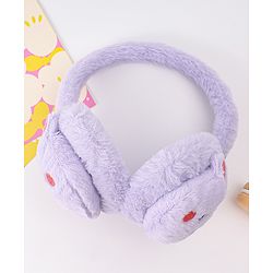 Babyhug Ear Muffs with Unicorn Design - Purple
