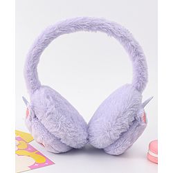 Babyhug Ear Muffs with Unicorn Design - Purple