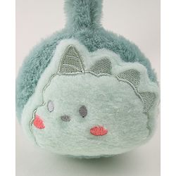 Babyhug Ear Muffs with Dino Design - Light Green
